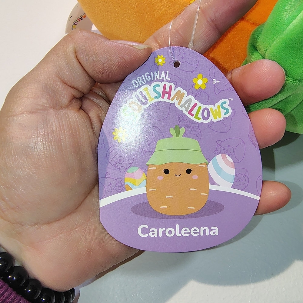 Squishmallows Caroleena The Carrot Easter Plush New - Picture 3 of 8